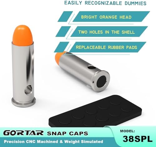 Snap Caps Training Dummy Rounds Practice Safe Loading Firing Close to Real Weight