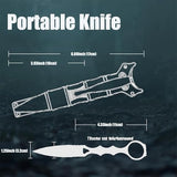 Portable Fixed Blade Knife With Sheath 440c Steel Blade Camping Knife Portable Straight Knife With Kydex Sheath With Sheath And Clip