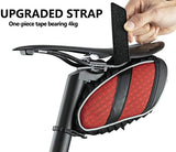 ROCKBROS Bike Saddle Bag Bicycle Seat Bag 3D Shell Saddle Bag Under Seat Cycling Seat Pack for Mountain Road Bike Bicycle Red