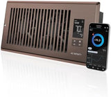 AC Infinity AIRTAP T4 Bronze, Register Booster Fan for 4” x 10” Register Holes, Improves Heating & Cooling from AC Vents, with 10-Level Speeds and Bluetooth Integrated App Control