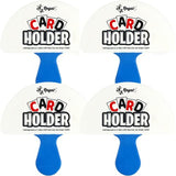 Regal Games 4 Pack Card Holders for Playing Cards - Kids Card Holder with Plastic Paddles - Ideal for Family Fun Game Night and Travel (Ages 3+)