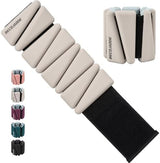 Wrist Ankle Weights Set of 2(1 lb/2 lbs Each) Adjustable Weights Training Intensity for Strength Training Walking Running Yoga Pilates Jogging for Women Men