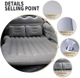 Air Mattress, Inflatable Bed for SUV Car, Truck, Car Sleeping, Camping, Travel, Hiking, Trip and Other Outdoor Activities (Gray)