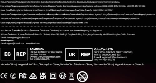 Dekuri Hair Dryer, 110,000 RPM High-Speed Fast Drying Blow Dryer, 200 Million Ionic Lightweight Hairdryer with Diffuser, Magnetic Nozzle, 4 Temps & 3 Speeds, Low Noise for Women & Men (Pink)