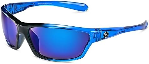 Nitrogen Polarized Wrap Around Sport Sunglasses for Men Women UV400 Protection Sun Glasses