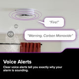 Kidde Hardwired Kidde App Enabled Smart Smoke and Carbon Monoxide Detector, AA Battery Backup, Voice Alerts, Interconnected Alarm