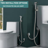 Handheld Bidet Sprayer for Toilet,Premium SUS304 Stainless Steel Bathroom Bidet Sprayer Attachment Set with Anti-Leak Hose&High Pressure, Ideal for Feminine Wash, Cloth Diaper Cleaning&Muslim Shower