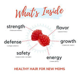 Baby Blues Postpartum Hair Loss Vitamins - Passion Fruit Gummies with Biotin, Collagen, & Folate