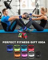 Fragraim Adjustable Ankle Weights 1-3/4/5/6/8/10/12/15/20 LBS Pair with Removable Weight for Jogging, Gymnastics, Aerobics, Physical Therapy