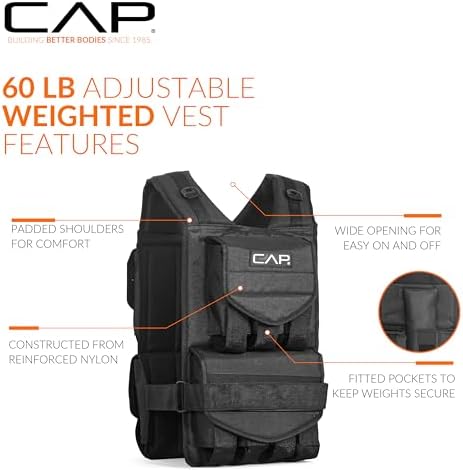 CAP Barbell Adjustable Weighted Vest | Various Sizes