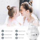 Bath Filter for Tub Faucet - 8 Stages Bathtub Water Filter Reduces Contaminants for Softer, Smoother Skin - 2,500 Gallons of Filtration, BPA Free (White)