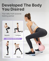 YOTTOY Soft Kettlebell,Kettlebell Anti-Slip Grip Weight for Home Workouts, Kettlebells Set Strength and Safety Guaranteed