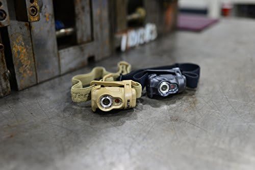 Princeton Tec Byte Multi-Mode Multi-Beam IPX4 Water Resistant LED Tactical Headlamp with 200 Lumens, Essential Outdoor Accessory for Hiking, Backpacking, Camping, Running, and Safety Preparedness, Tan