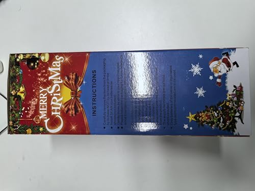 SdeNow Twerking Santa Claus,Booty Shaking Santa Dancing Santa Claus with Music Singing Animated Christmas Santa Toys for Kids- English Song