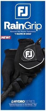 FootJoy Men's RainGrip Golf Glove, Pair