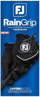 FootJoy Men's RainGrip Golf Glove, Pair