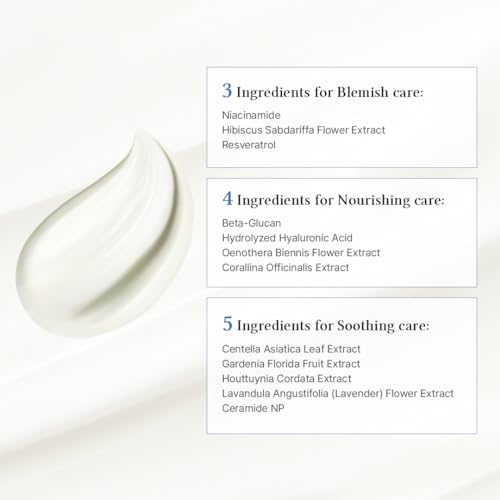 Dr.Althea 345 Relief Cream - Face moisturizer, Acne-Prone Skin, Oily Skin, Post Acne, Soothing, Hydration, Korean skincare, Ointment cream, Artificial Fragrance & Colorants Free, Vegan (Light yellow)