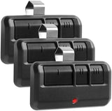 3 Replacement Garage Door Opener Remote,𝐎𝐧𝐥𝐲 Compatible with Liftmaster Chamberlain Sears Craftsman Garage Door Opener Remote 893MAX,Black,3 Pack