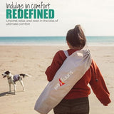 SUNNYFEEL Folding Low Camping Beach Chair 2 Pack, Lightweight Portable Lawn Chair with Mesh Back, Cup Holder for Outdoor/Travel/Picnic/Concert, Foldable Camp Backpack Chair with Carry Bag