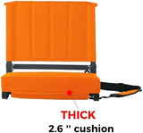 SPORT BEATS Stadium Seats with Back Support Bleacher Chairs with Back and Cushion Thick Padded Bleacher Seats Includes Shoulder Strap