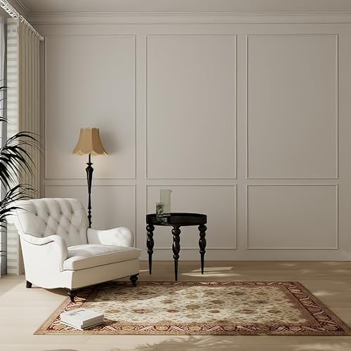 Pangda 3 Set Peel and Stick Wall Molding Kit, Premade Accent Molding Wainscoting Panel for Interior Wall Moulding Decor, Ready to Assemble Wainscoting Accent Panel (63 x 39 in)