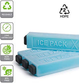 TOURIT Ice Packs for Coolers Reusable Long Lasting Freezer Packs for Lunch Bags/Boxes, Cooler Backpack