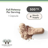 Turkesterone Supplement 500mg, 120 Capsules (Ajuga Turkestanica Extract Std. to 10% Turkesterone) Similar to Ecdysterone for Men's Health Support (Manufactured and Tested in The USA) by Double Wood