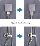 BRIGHT SHOWERS Shower Hose For Hand Held Shower Heads, 96 Inches Cord Extra Long Stainless Steel Hand Shower Hose, Ultra-Flexible Replacement Part with Brass Insert, Brushed Nickel