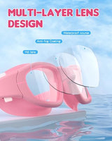 Kids Swim Goggles,Swimming Goggles for Kids 6-14, Anti-Fog UV Protection Pool Glasses for Boys Girls