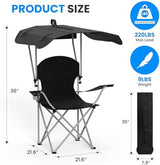 Simple Deluxe Portable Camping Chair, Lightweight Folding Chair for Camp, Outdoor Chair for Adults, Sports, Beach, Hiking, Backpacking, Garden