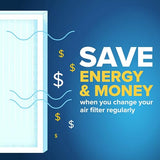 Filtrete 20x25x4 Air Filter MERV 12, MPR 1550 Certified Asthma & Allergy Friendly 2-Pack, Fits Honeywell & AprilAire, AC Furnace HVAC Filters, Pleated Electrostatic (Actual Size 19.88x24.63x4.31 in)