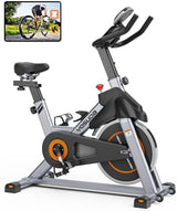 YOSUDA Indoor Cycling Bike Brake Pad/Magnetic Stationary Bike - Cycle Bike with Tablet Mount & Comfortable Seat Cushion