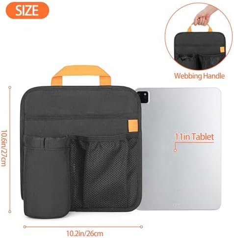 Beach Chair Cup Holder, Chair Side Organizer Easily Attached to Armrest with 2 Self-Adhesive Fastener Strap, Hanging Chair Attachment for Water Bottle, Sunglasses, Phone, Snack, etc..