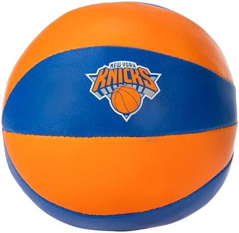 Franklin Sports NBA Toy Basketballs - 2 Pack of Kids Soft Mini Basketballs for Over the Door + Indoor Hoops - NBA Fan Shop Kids Soft Toy Basketballs - (2) Mini Balls Included