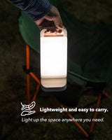 Camping Lantern, Solar Lanterns, Rechargeable Emergency Light Dimmable Camping Essential with USB Charging – Lanterns for Power Outages Hurricane, Hiking, Fish, and Home - 2 Pack