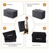 Memory Foam Camping Mattress Pad, 4 Inch Thick Waterproof Foldable Sofa Bed Floor Mattress, Portable Sleeping Pad for Adult, Sleeping Mat for Travel RV Camping Guest Yoga