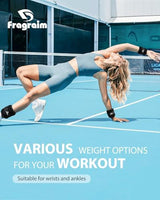 Ankle Weights, 1/2/3/4/6/8/10 LBS 1 Pair Wrist Leg Arm Weights for Women, Kids and Men, Comfortable and Soft, Perfect for Dancing, Running, Walking, Fitness, Workout, Physical Therapy