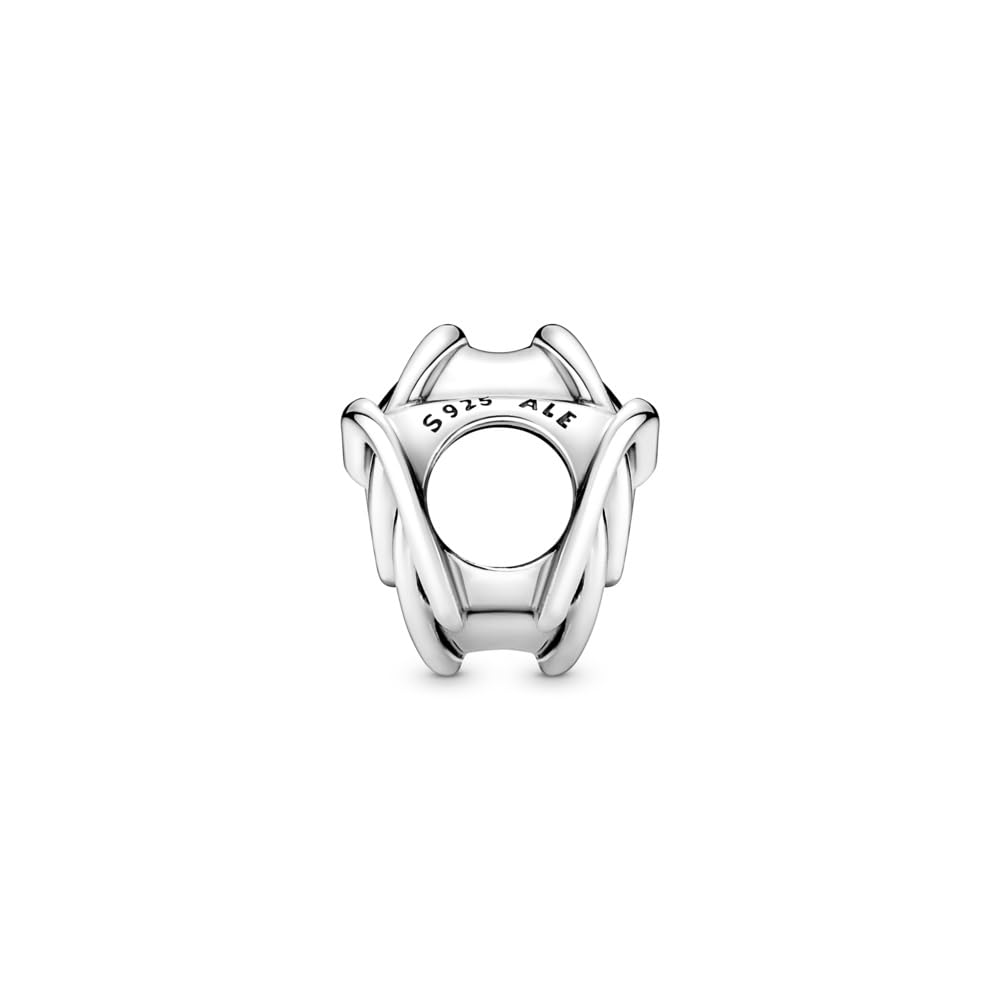 PANDORA Family Always Encircled Heart Charm - Compatible Moments - Stunning Women's Jewelry - Gift for Her - Made with Sterling Silver - With Gift Box