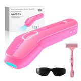 INIA Laser Hair Removal with Ice-Cooling Care for Women and Men, Painless at-Home IPL Hair Remover for Coarse Hair in Bikini and All Body Areas, Latest Generation for Effective Results (Hot Pink)