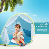 Baby Beach Tent, Pop Up Play Tent for Infants, UV Protection Sun Shelter for Toddlers, Infant Portable Sun Shade