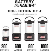 Coleman 1000L LED Lantern with Enhanced Battery Protection, Water-Resistant, Batteries Last up to 25% Longer Than Other Lanterns