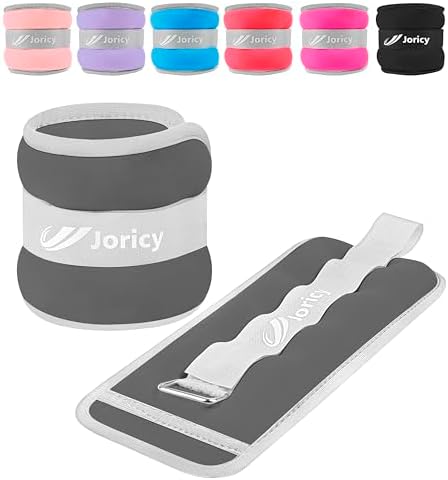 Ankle Weights A Pair of 1/2/3/4/6/8/10/12/20 LBS Wrist Leg Arm Weights for Women Men kids child with Adjustable Straps, Strength weighted for Physical Therapy Running Walking Fitness Gym Workout