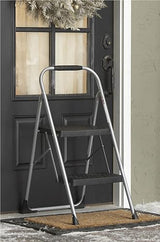 COSCO 2-Step Big Step, Steel Step Stool, Gray