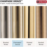 Delta Faucet Essa Touchless Kitchen Faucet with Touch Technology, Gold Kitchen Sink Faucet with Pull Down Sprayer, Champagne Bronze 9113TL-CZ-DST