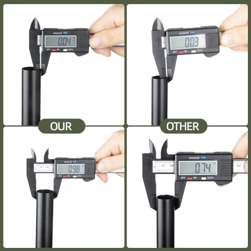 Tent Poles for Tarp, AVOFOREST Camping Tent Tarps Poles Adjustable Camping Accessories 90in Heavy Duty Poles Thicker Tent Pole with a Diameter of 0.98in for Backpacking Hiking Awning