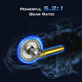 KastKing Centron & Centron Lite Spinning Reels, Freshwater and Saltwater Spinning Fishing Reel, Up to 17.5Lbs Max Drag, 5.2:1 Gear Ratio, Ultra Smooth Powerful, CNC Aluminum Spool, 9+1 BB Light Weight