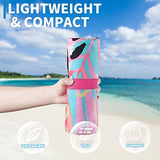 2 Pack Lightweight Thin Beach Towel Oversized 71"x32" Big Extra Large Microfiber Sand Free Towels for Adult Quick Dry Travel Camping Beach Accessories Vacation Essential Gift Black Mandala Pink Leaf