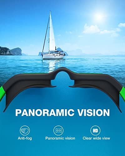 ZIONOR Kids Swim Goggles, G1 MINI UV Protection Anti-Fog Polarized Swimming Goggles for Age 6-14