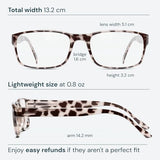 Gaoye Professional Reading Glasses for All Day - Computer Readers with Blue Light Protection - Value Pack