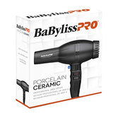 BaBylissPRO Porcelain Ceramic 2800 Dryer, Black